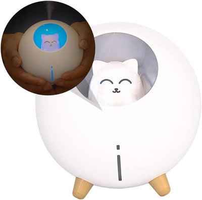 Pet Air Humidifier Planet Cat Ultrasonic Cool Mist Aroma Air Oil Diffuser urpet.net